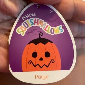 Paige the pumpkin 5” squishmallow